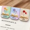 Custom Leather Magnetic Bookmark - Personalized Bookish Gifts For Book Lovers, Bookworms, Readers - Reading Is My Superpower