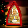 Custom Photo LED Tabletop Lantern Light - Personalized Christmas Memorial Sympathy Gifts For Loss Of Mom, Dad - A Life Cherished Never Forgotten