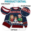 Custom Unisex Ugly Sweatshirt - Personalized Christmas Birthday Gifts For Family, Dog Cat Lovers - All We Need For Christmas Is Family