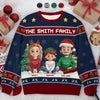 Custom Unisex Ugly Sweatshirt - Personalized Christmas Birthday Gifts For Family, Dog Cat Lovers - All We Need For Christmas Is Family