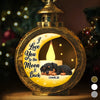 Custom Candlelight Lantern Ornament - Personalized Pet Christmas Memorial Sympathy Gifts For Dogs - Love Never Fades