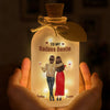 Custom Glass Bottle LED Light - Personalized Christmas Best Friend Birthday Gifts For Women, Besties, Sisters, BFF - Bestie Laughs Brighten My Days