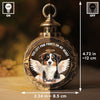 Custom Photo Candlelight Lantern Ornament - Personalized Pet Christmas Memorial Sympathy Gifts For Dogs, Cats - Forever Loved In Gentle Silence