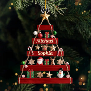 Custom Acrylic Ornament - Personalized Christmas Birthday Gifts For Mom, Dad, Brother, Sister, Kids - Together We Shine At Christmas