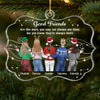 Custom Acrylic Ornament - Personalized Best Friend Christmas Birthday Gifts For Women, Besties, Sisters, BFF - A Journey Without An End