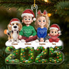 Custom Acrylic Ornament - Personalized Christmas Birthday Gifts For Family, Dog Cat Lovers - Where Love Gathers