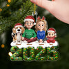 Custom Acrylic Ornament - Personalized Christmas Birthday Gifts For Family, Dog Cat Lovers - Where Love Gathers