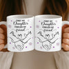 Custom Mug - Personalized Birthday Gifts For Mom, Daughter - You Are My Safe Place