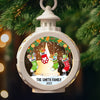 Custom Candlelight Lantern Ornament - Personalized Christmas Birthday Gifts For Mom, Dad, Brother, Sister, Kids - Love And Joy Fill Christmas