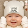 Custom Baby Beanie And Mittens Set - Personalized Baby Shower, Gender Reveal Gifts For New Moms, New Dads, New Parents, Dog Dad And Mom - A Tiny Spark Lights Our World