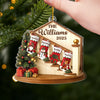 Custom Acrylic Ornament - Personalized Christmas Birthday Gifts For Mom, Dad, Brother, Sister, Kids - Family Our Forever Treasure