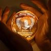 Custom Photo Crystal Globe Lamp - Personalized Memorial Sympathy Gifts For Loss Of Mom, Dad - My Heart Still Holds You