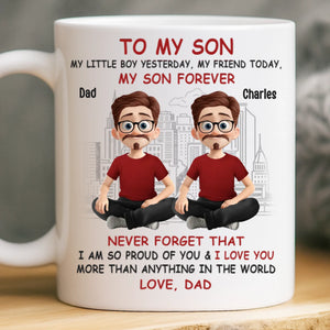 Custom Mug - Personalized Birthday Gifts For Dad, Son, Daughter - Strong Roots, Strong Son