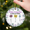 Custom Ceramic Ornament - Personalized Best Friend Christmas Birthday Gifts For Women, Besties, Sisters, BFF - Besties Make Spirits Bright