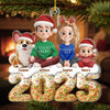 Custom Acrylic Ornament - Personalized Christmas Birthday Gifts For Family, Dog Cat Lovers - Joyful Memories