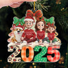 Custom Acrylic Ornament - Personalized Christmas Birthday Gifts For Family, Dog Cat Lovers - Pawfect Holiday Cheer