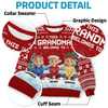 Custom Unisex Ugly Sweatshirt - Personalized Christmas Birthday Gifts For Mom, Grandma - Joyful Hearts Gather This Christmas