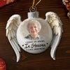 Custom Photo Acrylic Ornament - Personalized Christmas Memorial Sympathy Gifts For Loss Of Mom, Dad - Love And Light Beyond The Years