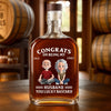 Custom Whiskey Bottle - Personalized Anniversary Wedding Gifts For Husband And Wife, Him And Her - Till The Last Drop