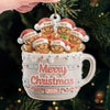Custom Acrylic Ornament - Personalized Christmas Birthday Gifts For Mom, Dad, Brother, Sister, Kids - Cookie Crew Forever