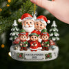 Custom Acrylic Ornament - Personalized Christmas Birthday Gifts For Grandpa, Grandma - Smiles Shine Bright Waiting For Santa