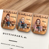 Custom Leather Magnetic Bookmark - Personalized Bookish Gifts For Book Lovers, Bookworms, Readers - Between Pages Magic