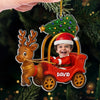 Custom Photo Acrylic Ornament - Personalized Christmas Birthday Gifts For Kids - Little Smiles Sparkle At Christmas