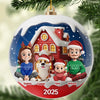 Custom Acrylic Ornament - Personalized Christmas Birthday Gifts For Family, Dog Cat Lovers - Home Sweet Home