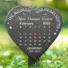 Custom Garden Stone Stake - Personalized Memorial Sympathy Gifts For Loss Of Mom, Dad - Carried In My Soul