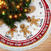 Custom Tree Skirt - Personalized Christmas Birthday Gifts For Mom, Dad, Brother, Sister, Kids - Season Of Cozy Moments