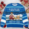 Custom Unisex Ugly Sweatshirt - Personalized Christmas Birthday Gifts For Dog Lovers, Dog Dad And Mom - Jingle All The Paws