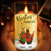 Custom LED Candle Light - Personalized Christmas Best Friend Birthday Gifts For Women, Besties, Sisters, BFF - Side By Side Through Every Season