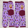 Custom Crew Socks - Personalized Birthday Gifts For Besties, Sisters, BFF, Family, Yourself - Happy Feet Happy Heart