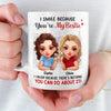 Custom Mug - Personalized Best Friend Birthday Gifts For Women, Besties, Sisters, BFF - Too Much Fun To Handle