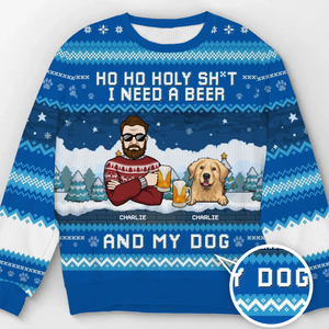 Custom Unisex Ugly Sweatshirt - Personalized Christmas Birthday Gifts For Dog Lovers, Dog Dad And Mom - Jingle All The Paws