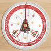 Custom Tree Skirt - Personalized Christmas Birthday Gifts For Mom, Dad, Brother, Sister, Kids - Joy Wrapped Around Us