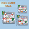 Custom Snowman Acrylic Ornament - Personalized Christmas Birthday Gifts For Mom, Dad, Brother, Sister, Kids - Family Melts The Cold