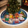 Custom Tree Skirt - Personalized Christmas Birthday Gifts For Mom, Dad, Brother, Sister, Kids - Love Warms Our Christmas Home