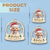 Custom Photo First Christmas Pet Acrylic Ornament - Personalized Christmas Birthday Gifts For Dog Lovers, Cat Lovers, Pet Dad And Mom, New Pet Ornament - All You Need Is Paws