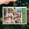 Custom Photo Wood Ornament - Personalized Christmas Birthday Gifts For Mom, Dad, Brother, Sister, Kids - Postmarked With Love