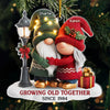 Custom Gnome Acrylic Ornament - New Arrival, Personalized Anniversary Christmas Wedding Gifts For Husband And Wife, Him And Her - Our Story Continues AMZ