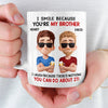 Custom Mug - Personalized Birthday Gifts For Brother - Strong Bond Always