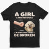 Custom Unisex T-shirt, Premium T-shirt, Hoodie - Personalized Birthday Gifts For Dog Lovers, Dog Dad And Mom - Forever My Favorite Hello