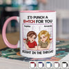 Custom Accent Mug - Personalized Best Friend Birthday Gifts For Women, Besties, Sisters, BFF - Shine Through Every Storm