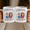 Custom Mug - Personalized Birthday Gifts For Dad, Mom, Daughter - Hand In Hand Through Every Season