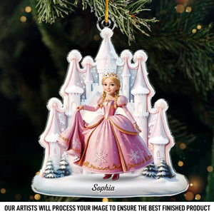 Custom Photo Acrylic Ornament -  Personalized Christmas Birthday Gifts For Kids - Dream Big In My Doll World