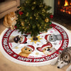 Custom Tree Skirt - Personalized Christmas Birthday Gifts For Dog Cat Lovers, Dog Dad And Mom, Cat Owners - Sleighing The Pawliday Spirit