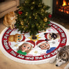 Custom Tree Skirt - Personalized Anniversary Christmas Wedding Gifts For Husband And Wife, Dog Cat Lovers - You, Me And Our Perfectly Pawsome Life