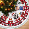 Custom Tree Skirt - Personalized Christmas Birthday Gifts For Family, Dog Cat Lovers - Paws, People And Pure Joy