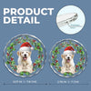 Custom Photo First Christmas Pet Glass Ornament - Personalized Christmas Birthday Gifts For Dog Lovers, Cat Lovers, Pet Dad And Mom, New Pet Ornament - Our Christmas Joy Has Paws